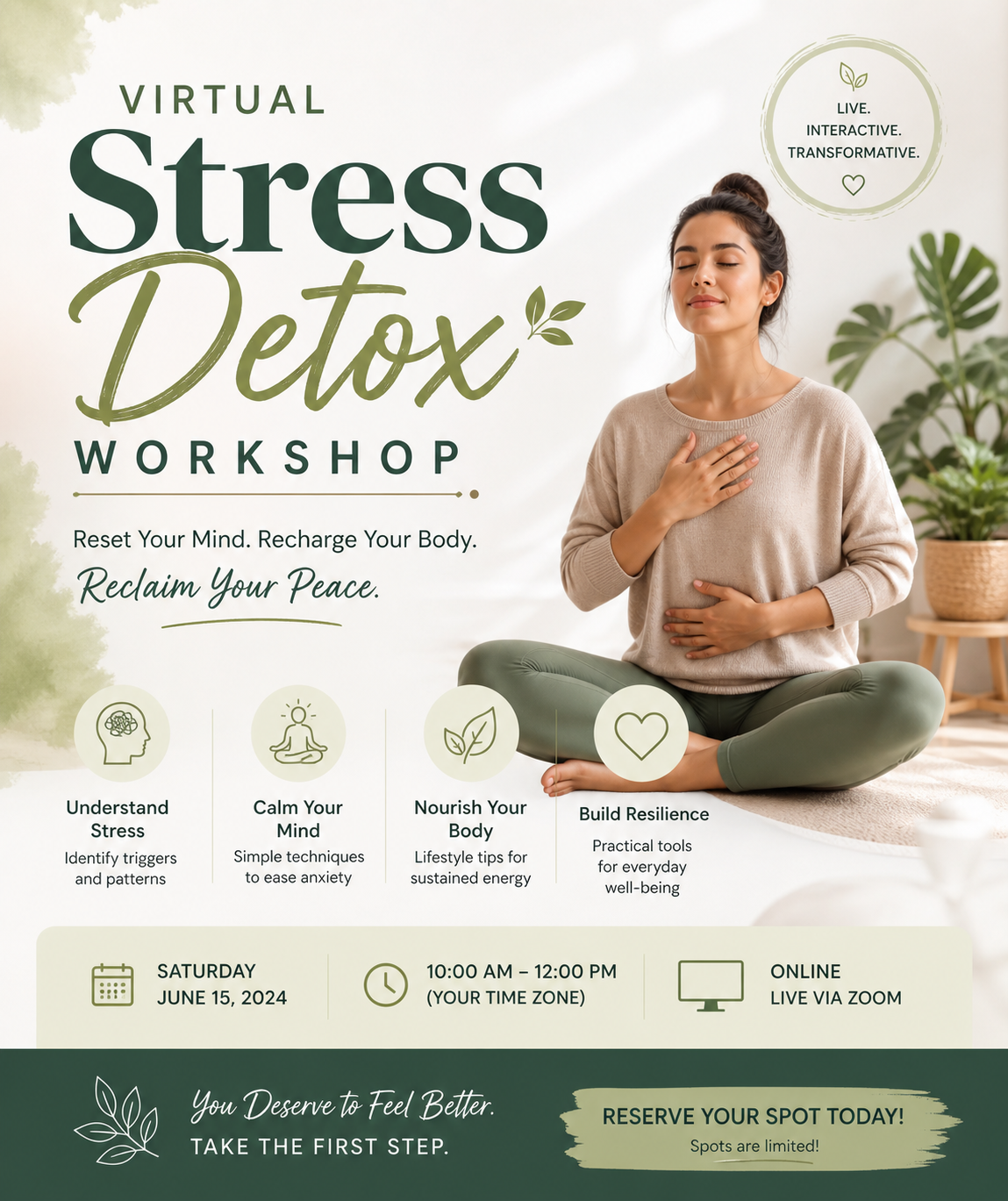 Virtual Stress Detox Workshop